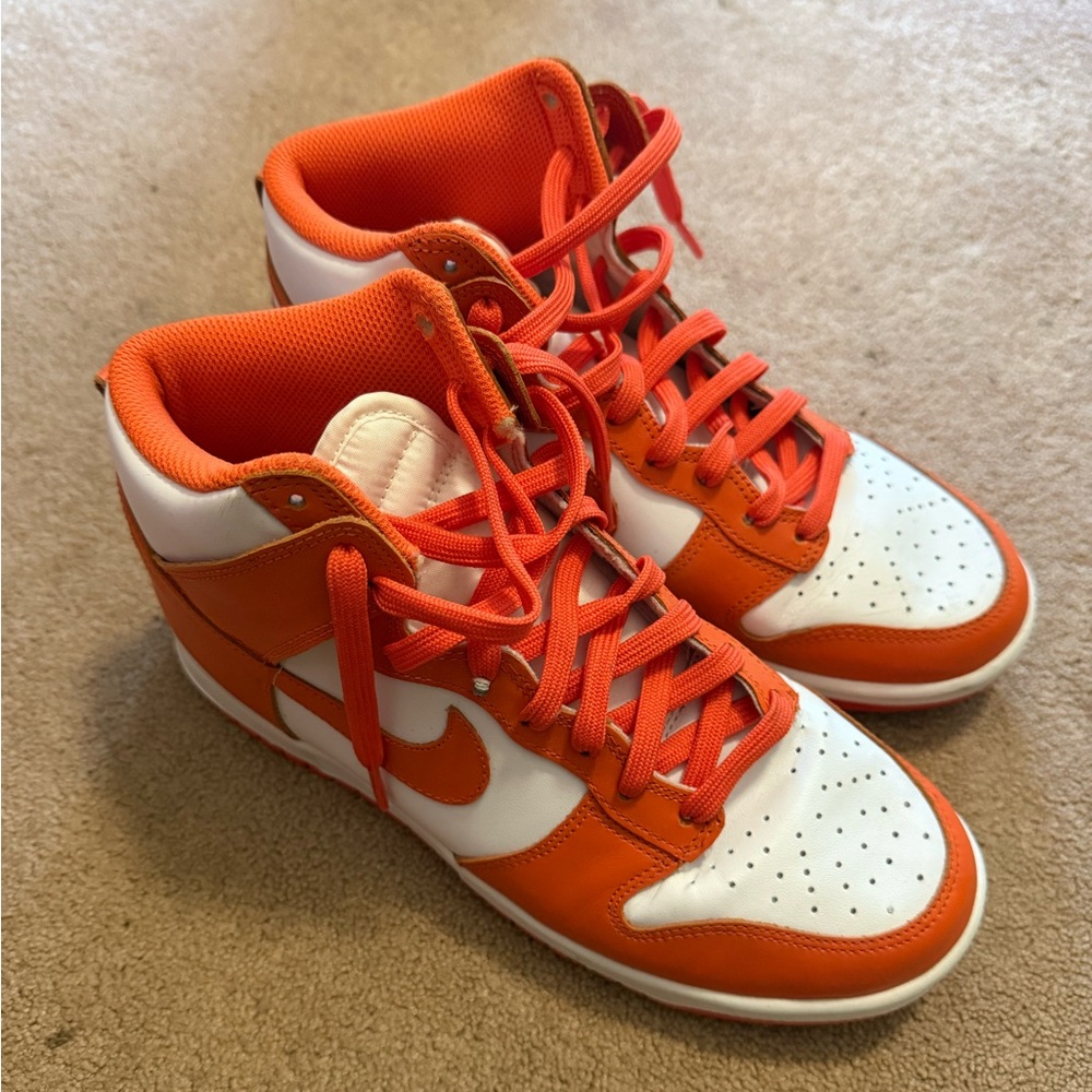 Nike Dunk high Syracuse size authentic size 8 us